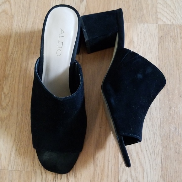 aldo mules black